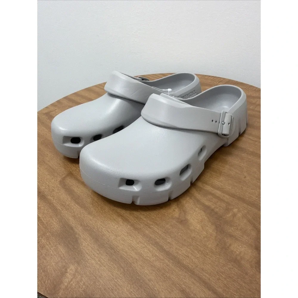 Birkenstock Mens Birki Flow‎ EVA clog Stone Coin 43 (US 10-10.5)